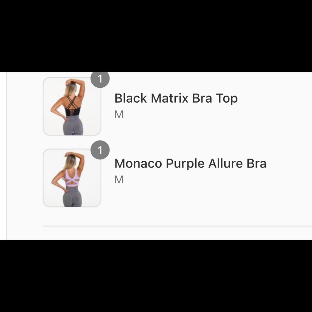 Bundle of two *NWT* NVGTN sports bras